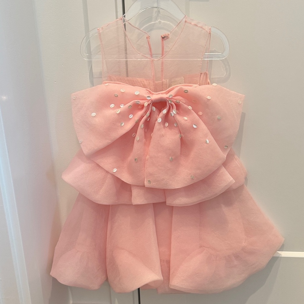 Elegant Pink Kids Formal Dress